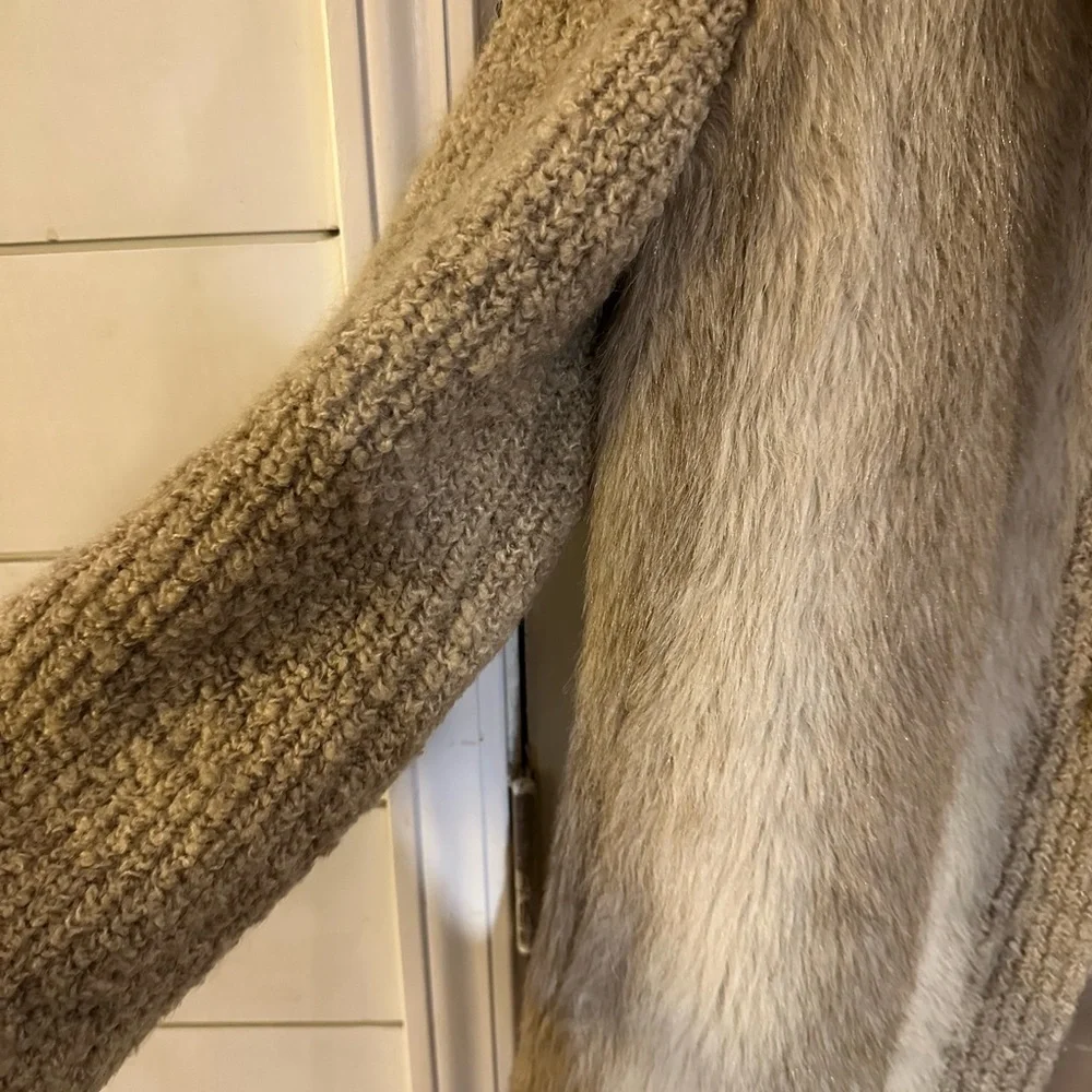 Esprit Cream vintage wool/faux fur union made Teddy Jacket 70’s - Picture 2 of 11